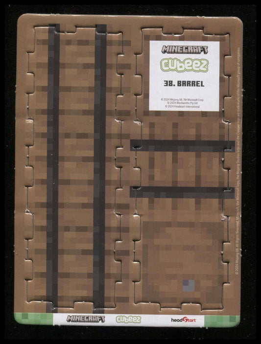 Minecraft Cubeez Barrel #38 Near Mint