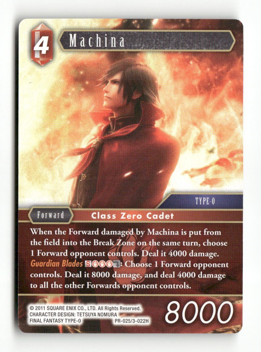 Machina (Alternate Art Promo) PR-025/3-022H FF: Promo Cards Final Fantasy NM