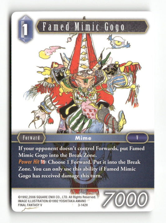 Famed Mimic Gogo 3-142H Hero Opus III Final Fantasy Near Mint