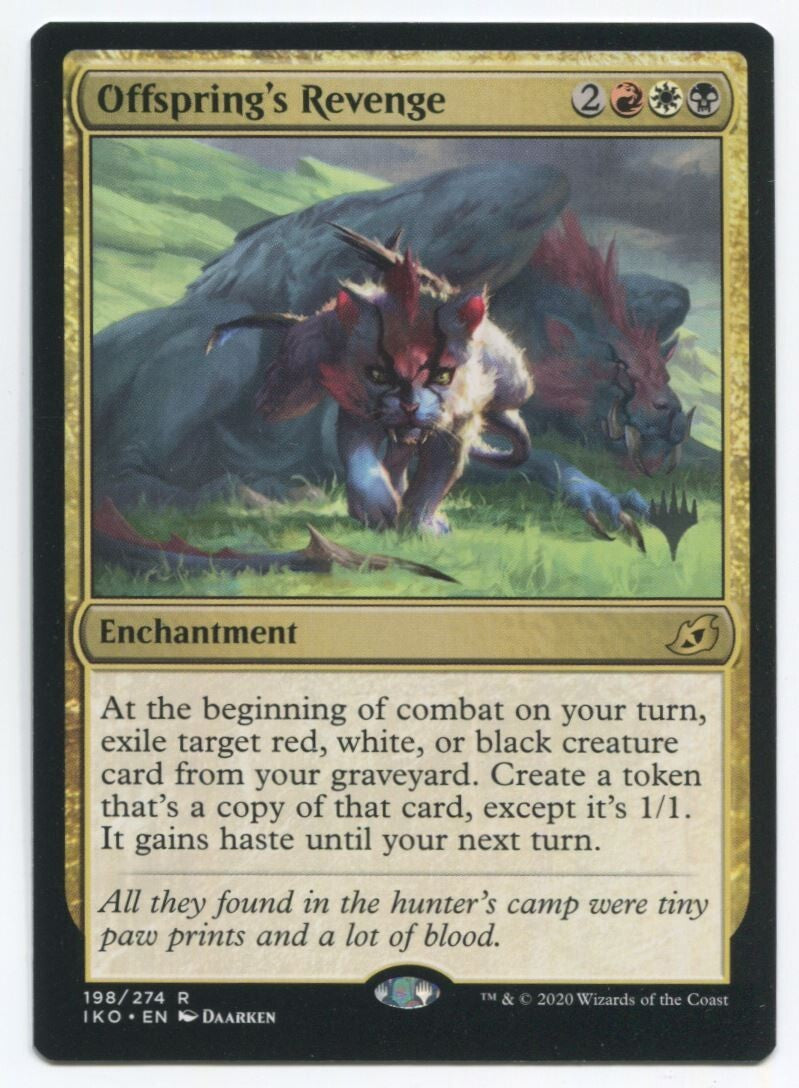 MTG Magic IKO Offspring's Revenge #198 Near Mint