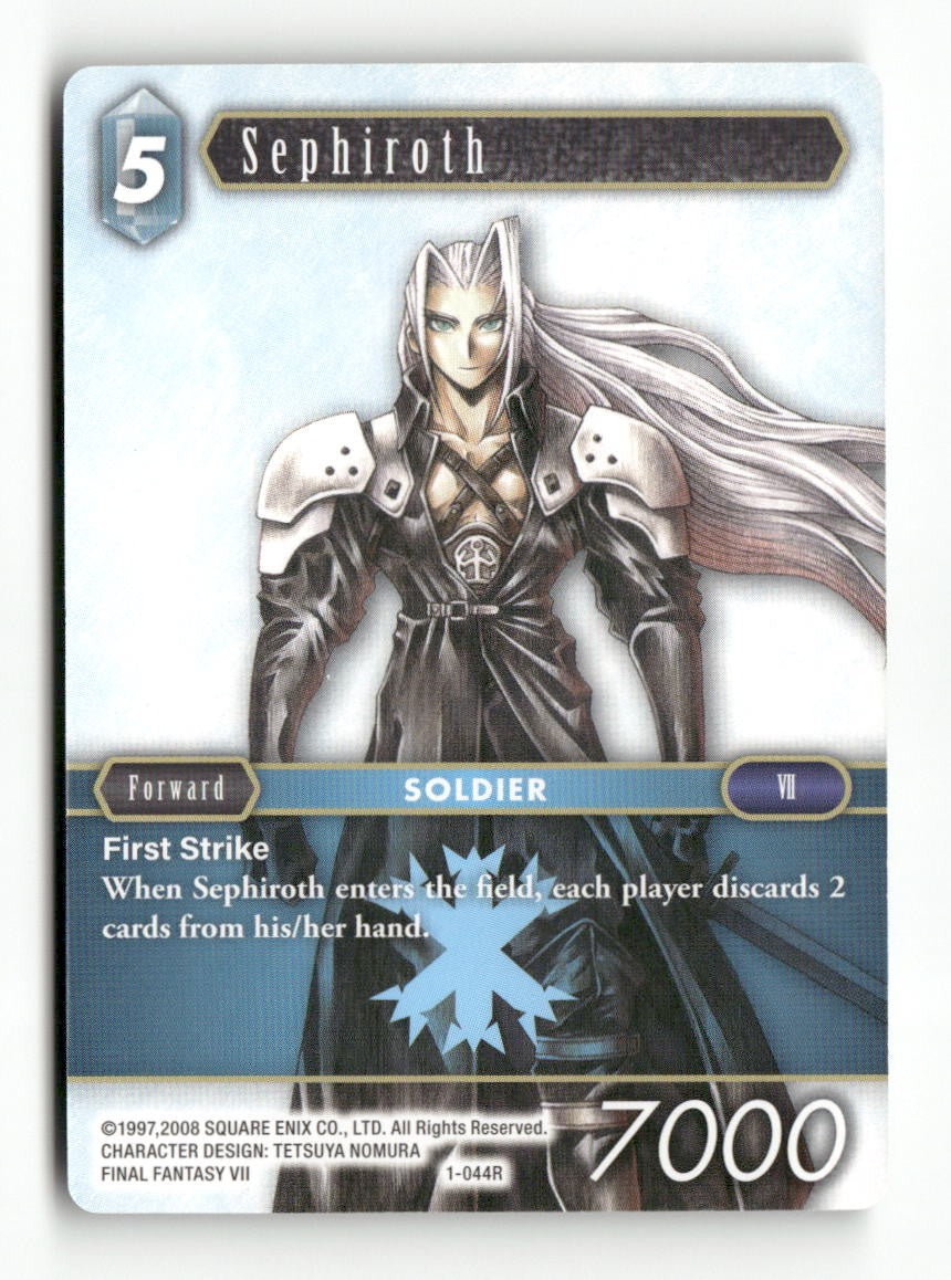 Sephiroth (Rare) 1-044R Rare Opus I Final Fantasy Near Mint