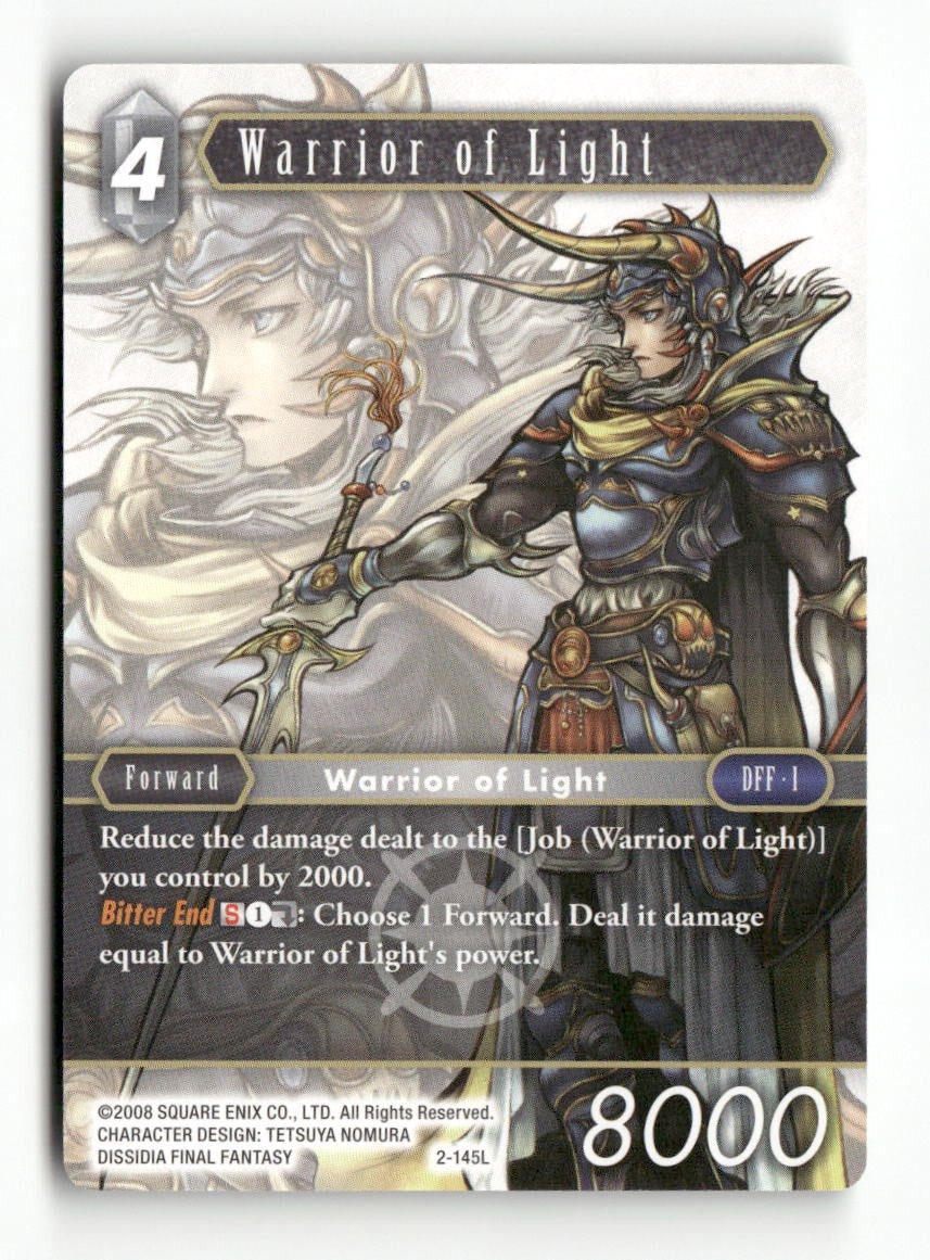 Warrior of Light 2-145L Legend Opus II Final Fantasy Near Mint