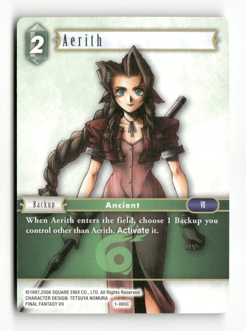 Aerith (Common) 1-065C Common Opus I Final Fantasy Near Mint
