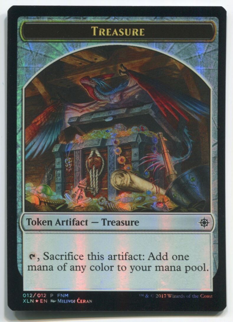 MTG Magic XLN Pirate / Treasure Foil #12 Near Mint