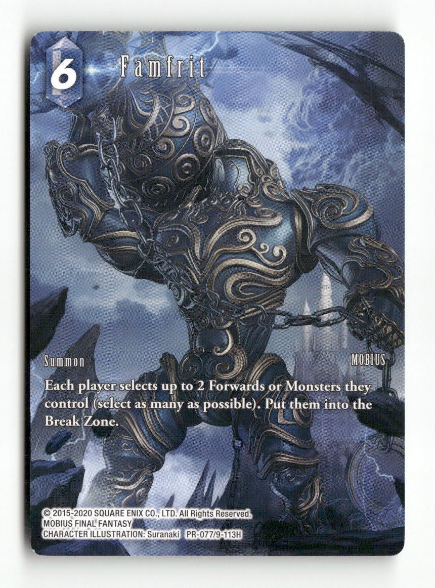Famfrit PR-077/9-113H Promo FF: Promo Cards Final Fantasy Near Mint