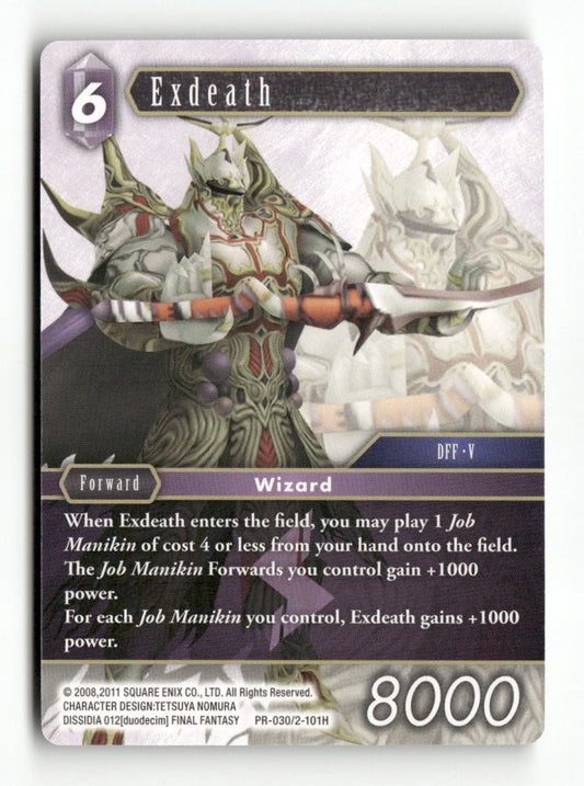 Exdeath PR-030/2-101H Promo FF: Promo Cards Final Fantasy Near Mint
