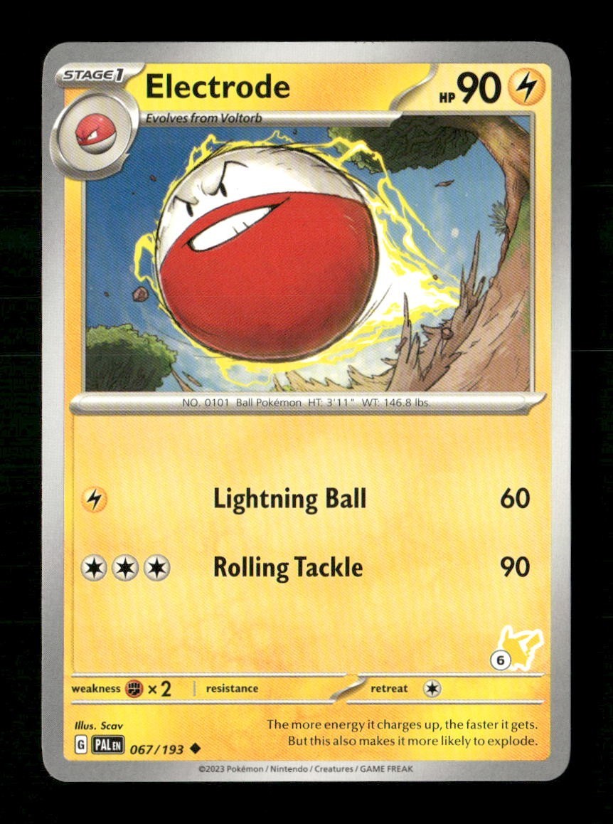 Electrode 6 #067/193 Pokemon Battle Academy 2024