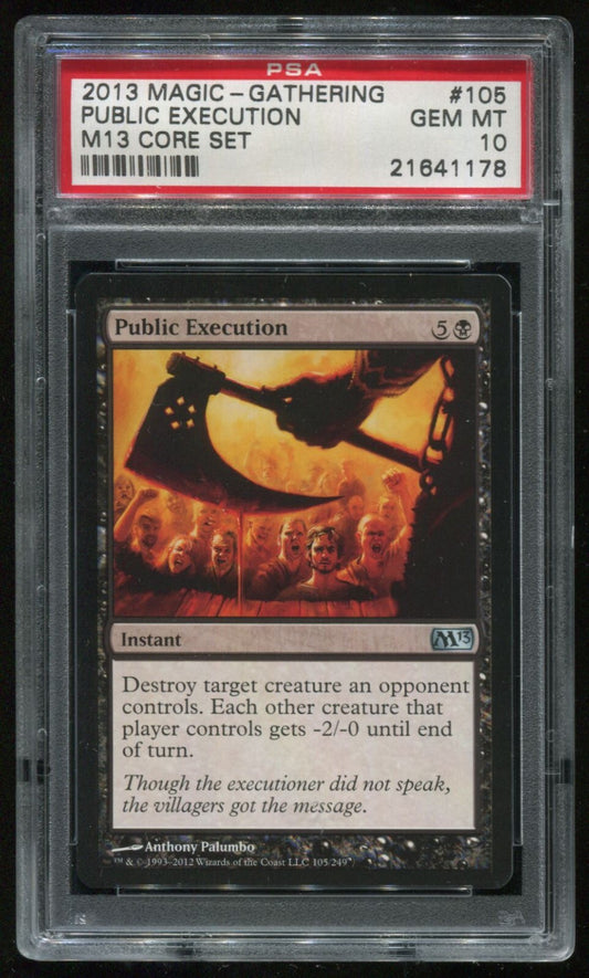 MTG Magic 2013 M13 Core Set Public Execution #105 PSA 10 Gem Mint