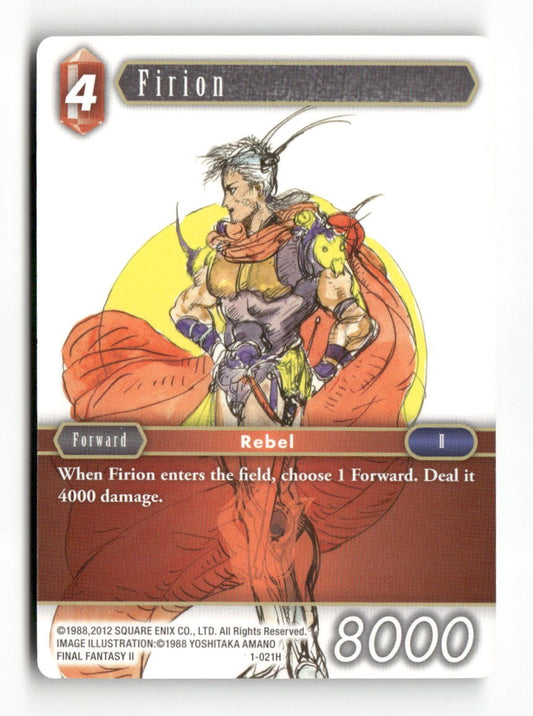 Firion (Hero) 1-021H Hero Opus I Final Fantasy Near Mint