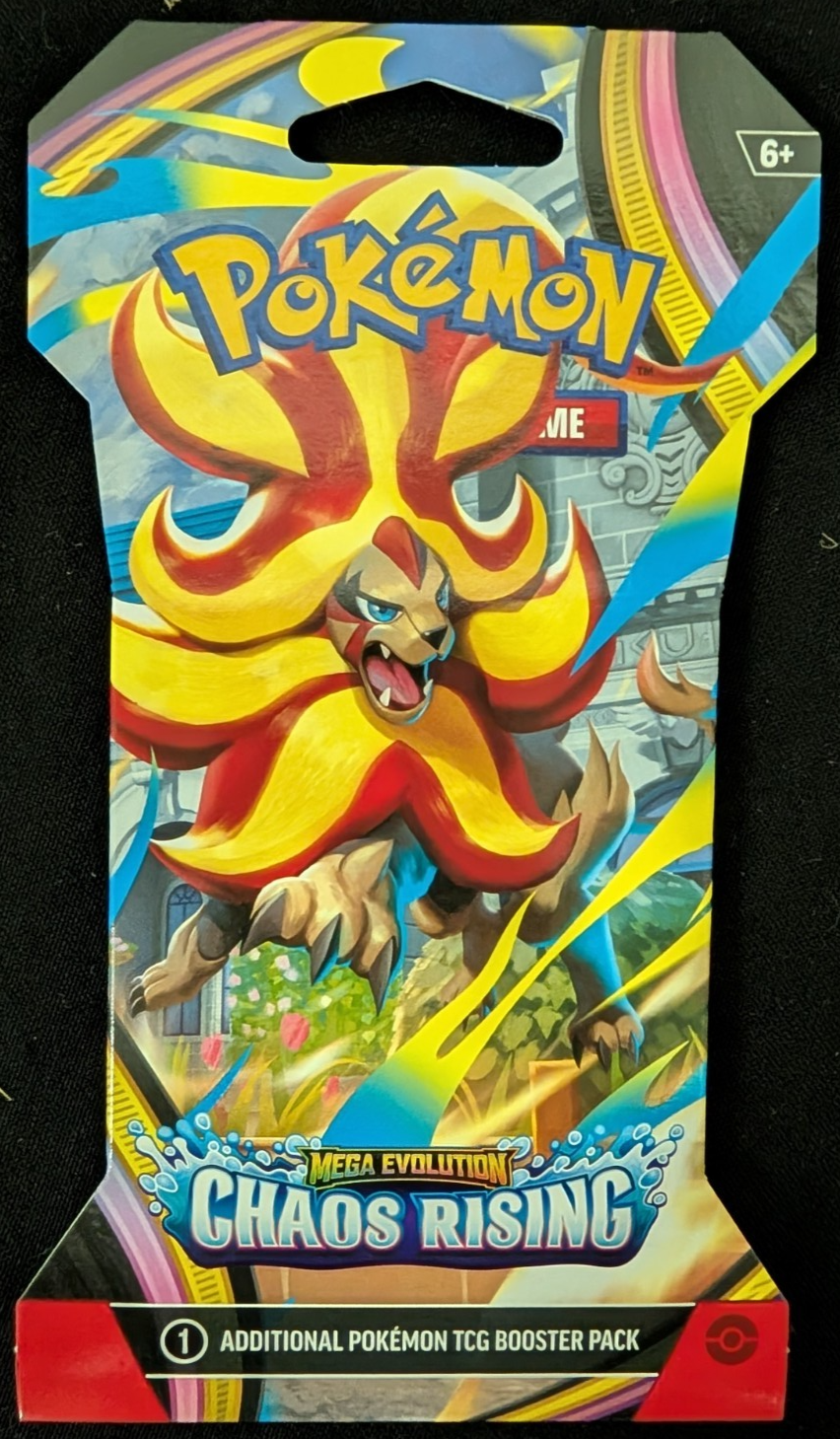 Pokemon TCG Chaos Rising Sleeved Booster Pack Blister NEW SEALED (1 PACK)