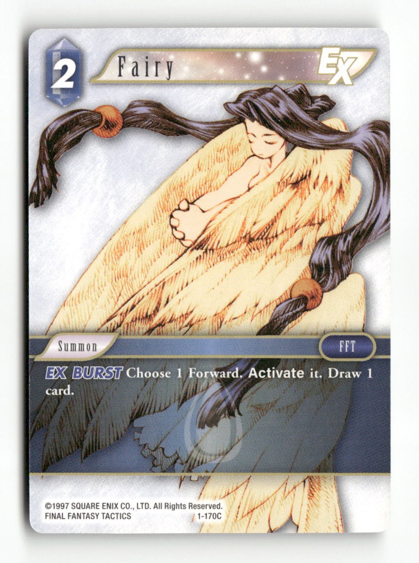 Fairy EX 1-170C Common Opus I Final Fantasy Near Mint