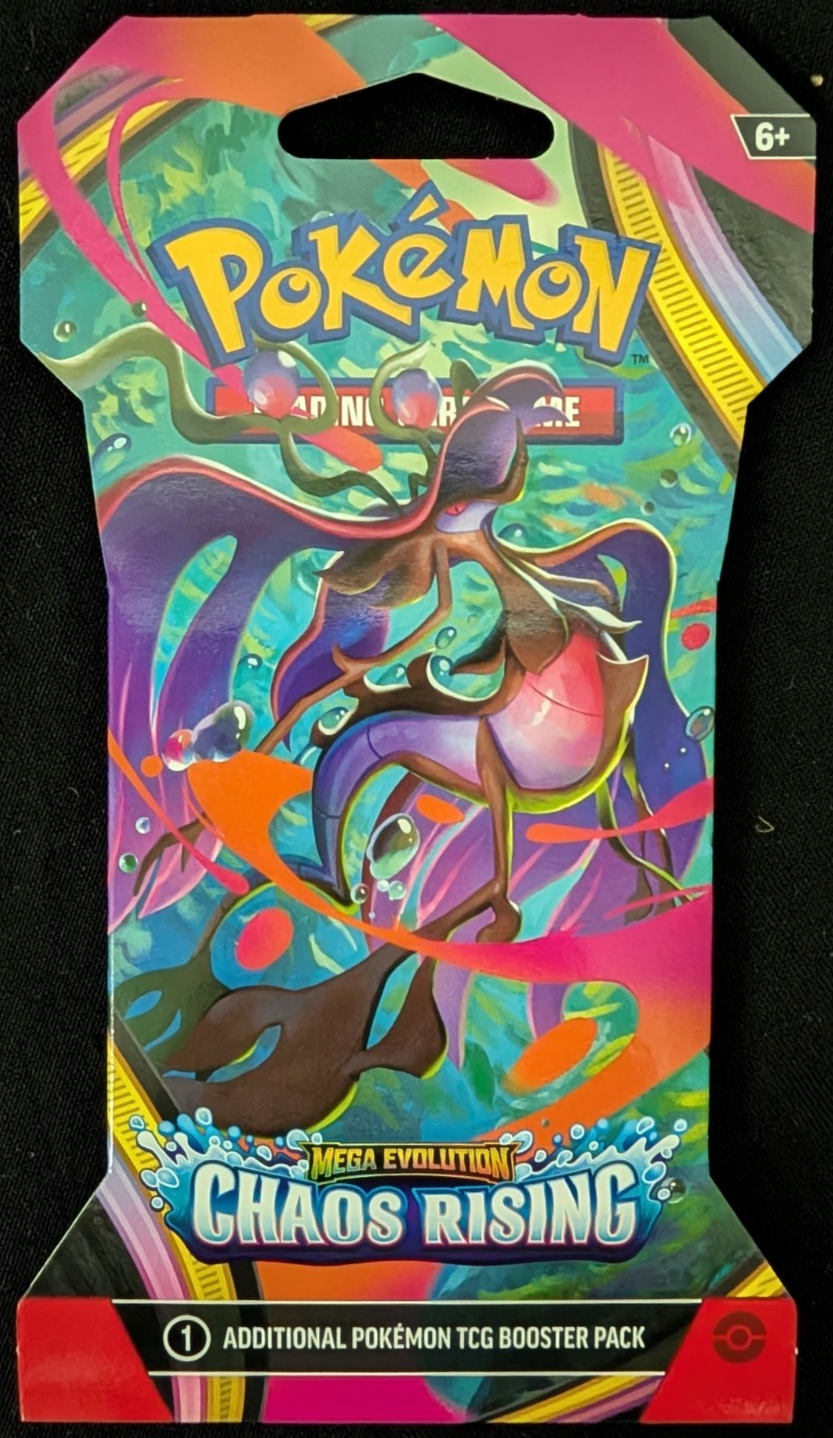 Pokemon TCG Chaos Rising Sleeved Booster Pack Blister NEW SEALED (1 PACK)
