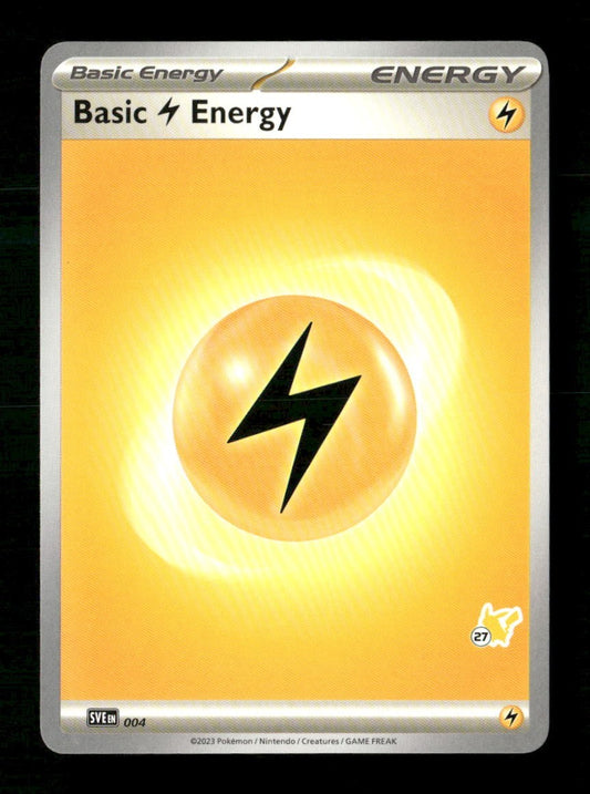Basic Lightning Energy 27 #4 Pokemon Battle Academy 2024