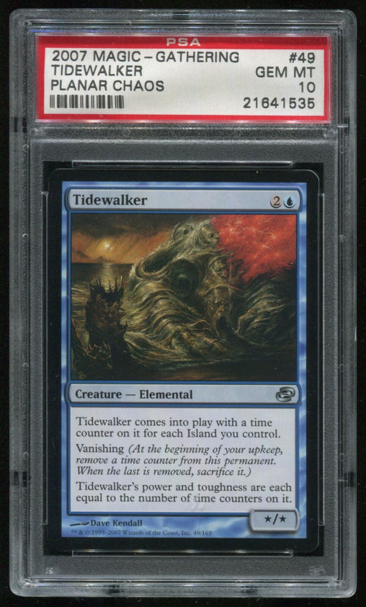 MTG Magic 2007 Planar Chaos Tidewalker #49 PSA 10 Gem Mint