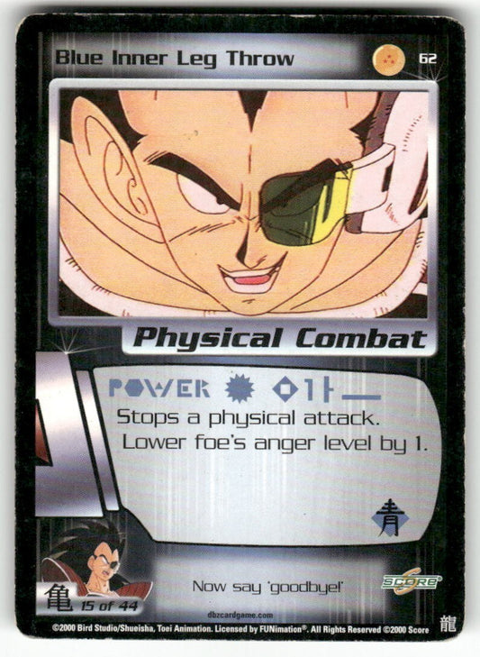 Dragon Ball Z Score Blue Inner Leg Throw #62 Very Good