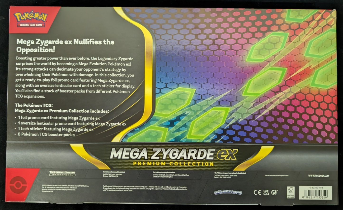 Mega Zygarde EX Premium Collection Pokemon TCG NEW SEALED