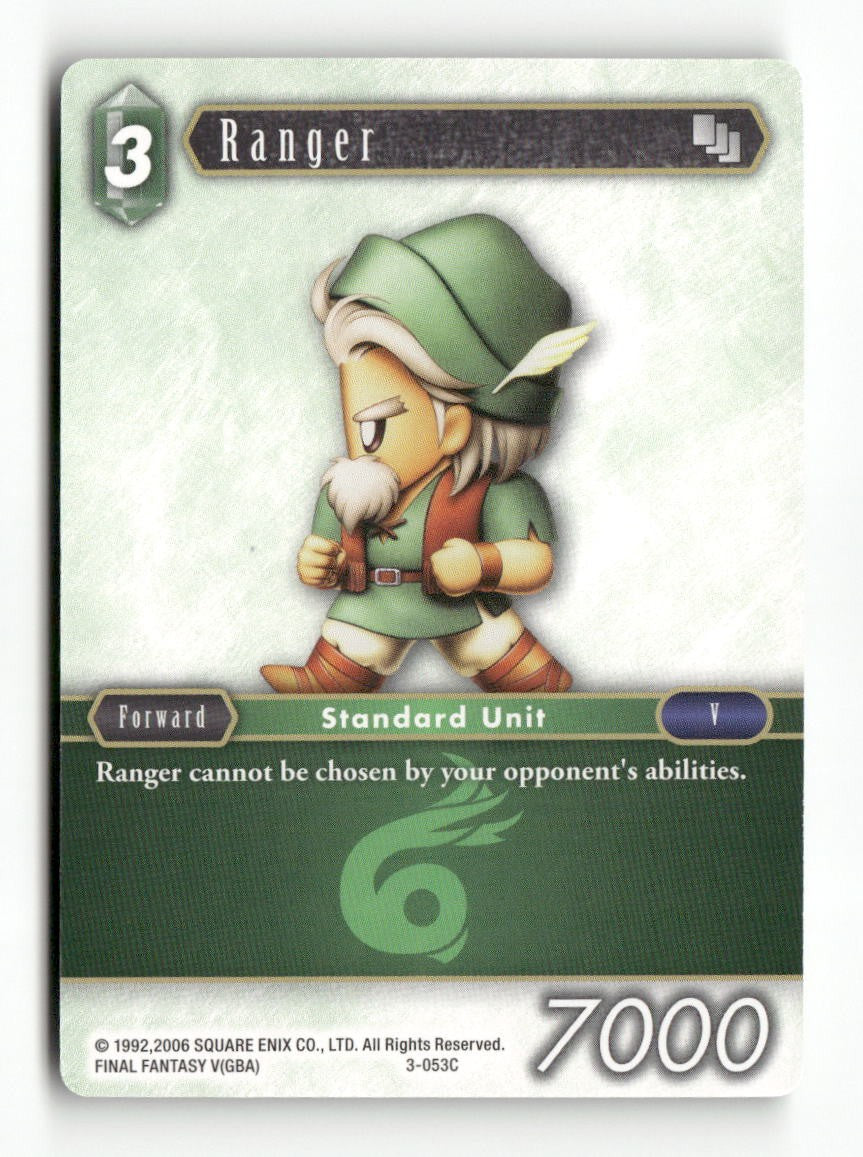 Ranger 3-053C Common Opus III Final Fantasy Near Mint