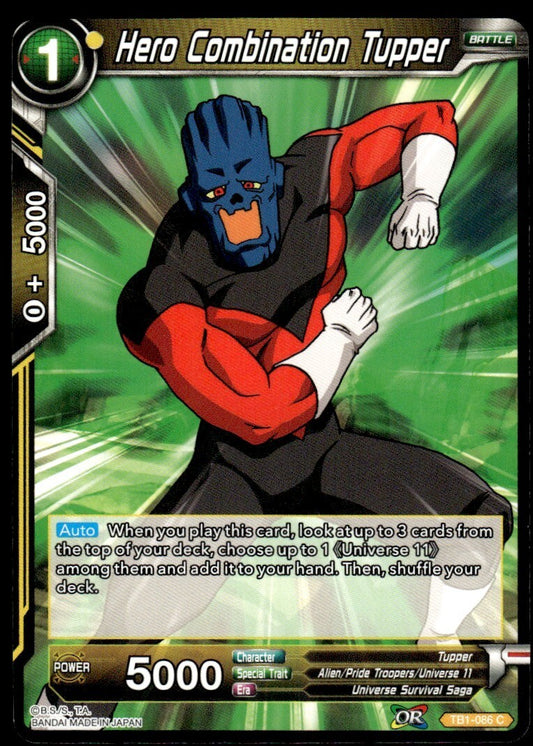 Dragon Ball Super Hero Combination Tupper #TB1-086 C Near Mint