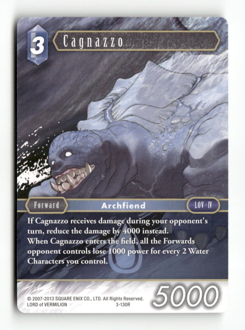 Cagnazzo 3-130R Rare Opus III Final Fantasy Near Mint