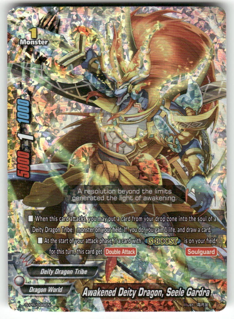 Future Card Buddyfight Awakened Deity Dragon, Seele Gardra Foil #S-PR/098EN