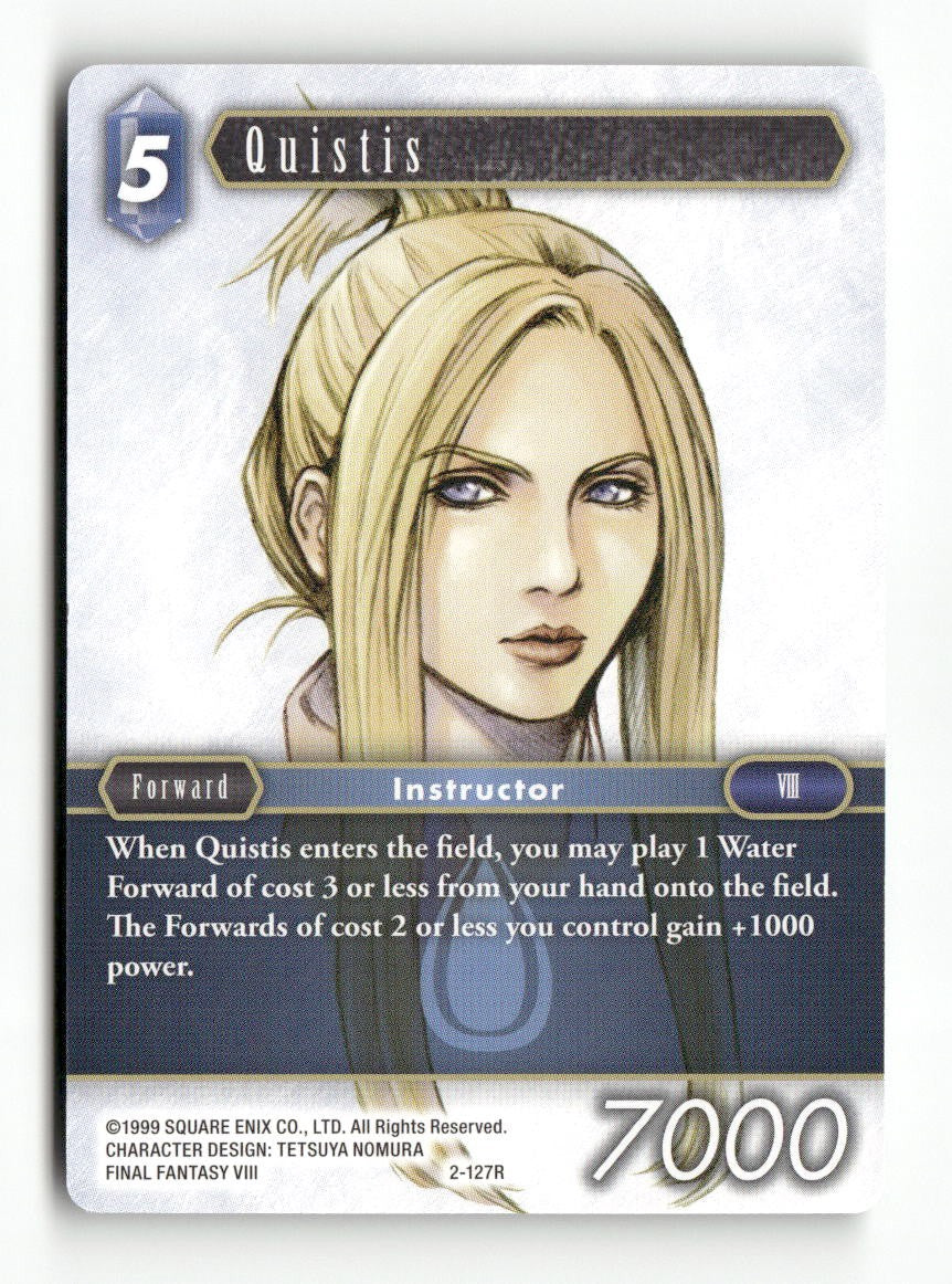 Quistis 2-127R Rare Opus II Final Fantasy Near Mint