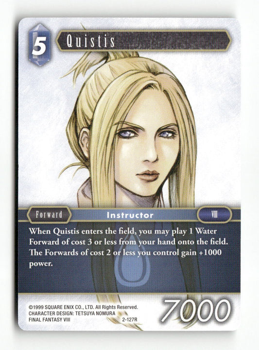 Quistis 2-127R Rare Opus II Final Fantasy Near Mint