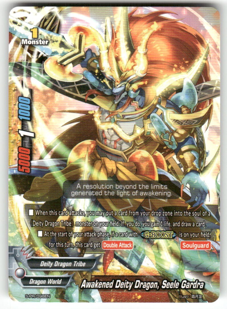 Future Card Buddyfight Awakened Deity Dragon, Seele Gardra #S-PR/098EN