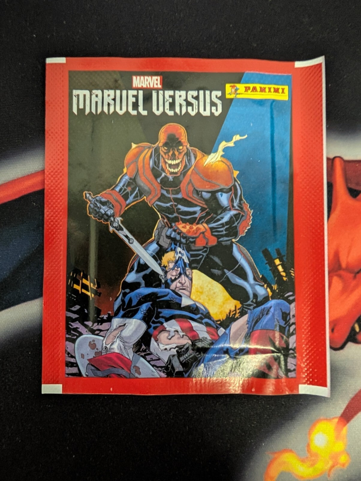 Panini Marvel Versus Sticker Collection ONE Booster Pack Random Art NEW SEALED