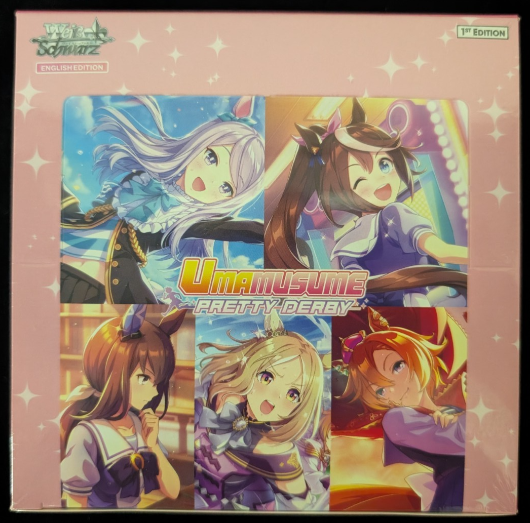 Umamusume: Pretty Derby 1st Edition Booster Box Weiss Schwarz English TCG