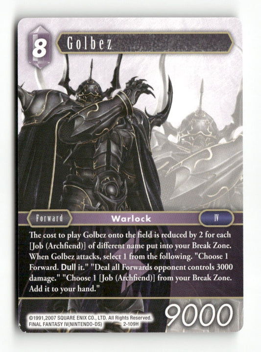 Golbez 2-109H Hero Opus II Final Fantasy Near Mint