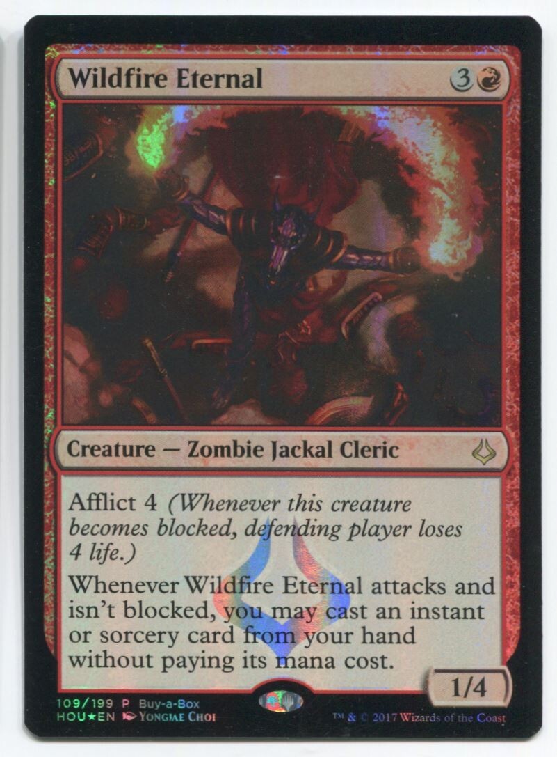 MTG Magic HOU Wildfire Eternal Foil #109 Near Mint