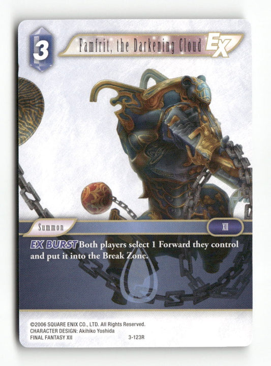 Famfrit, the Darkening Cloud EX 3-123R Rare Opus III Final Fantasy Near Mint