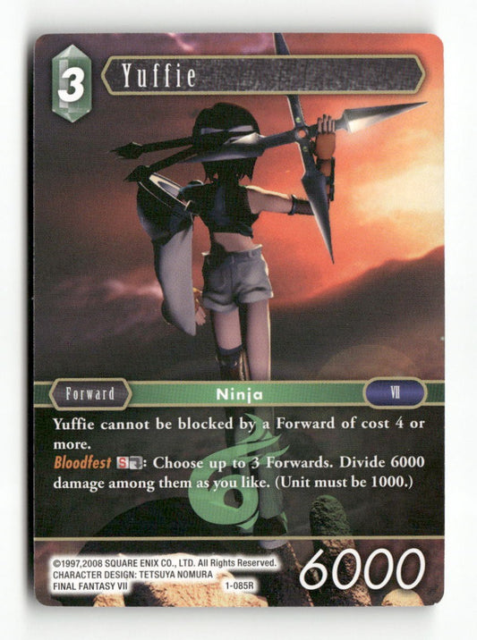 Yuffie (Rare) 1-085R Rare Opus I Final Fantasy Near Mint