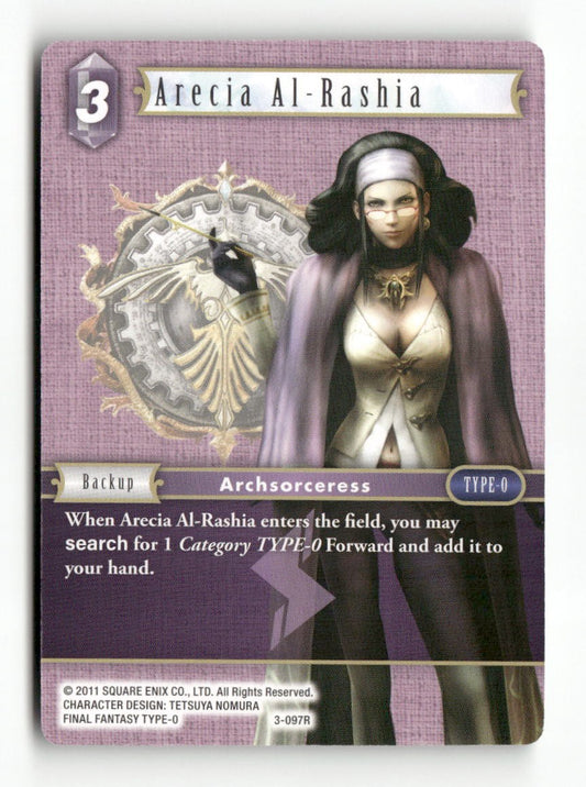 Arecia Al-Rashia PR-017/3-097R Rare FF: Promo Cards Final Fantasy Near Mint