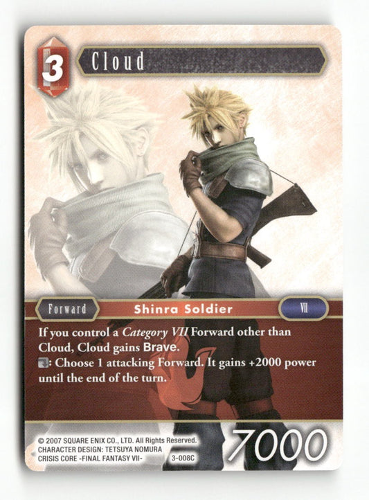 Cloud 3-008C Common Opus III Final Fantasy Near Mint