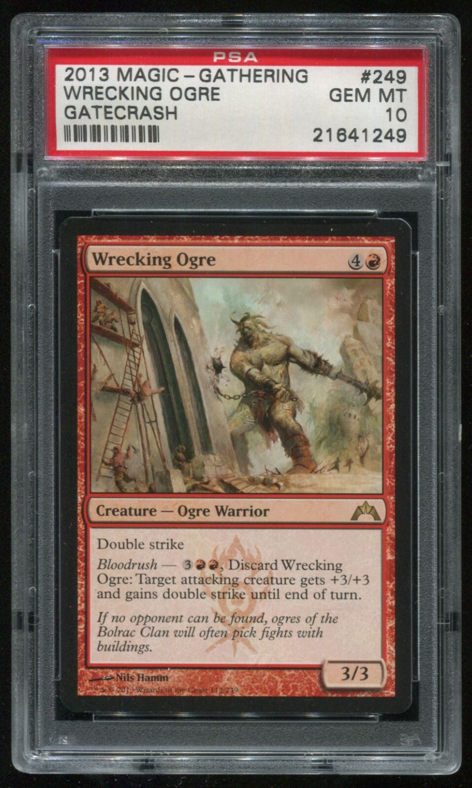 MTG Magic 2013 Gatecrash Wrecking Ogre #249 PSA 10 Gem Mint
