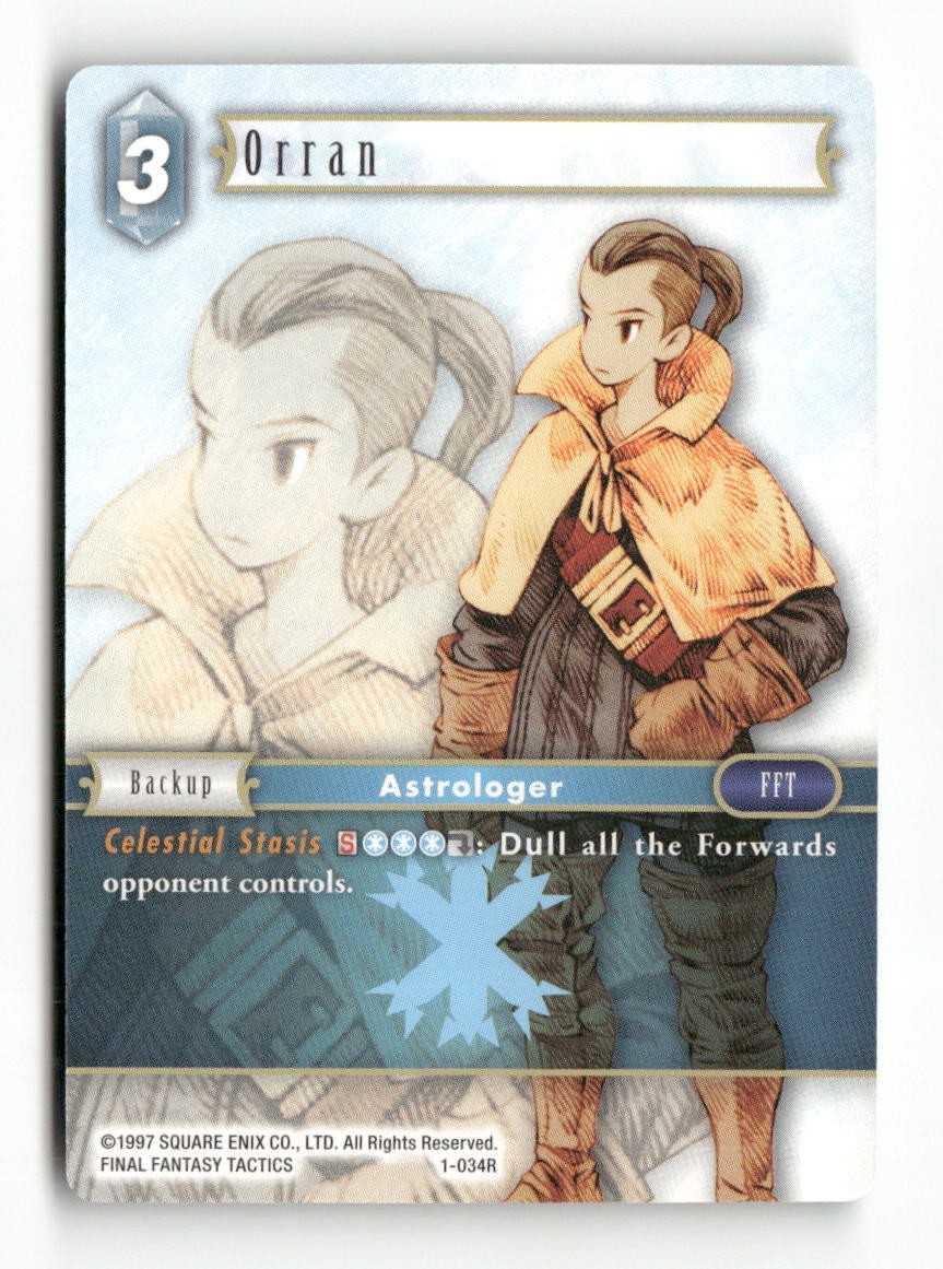 Orran 1-034R Rare Opus I Final Fantasy Near Mint WAVE 1