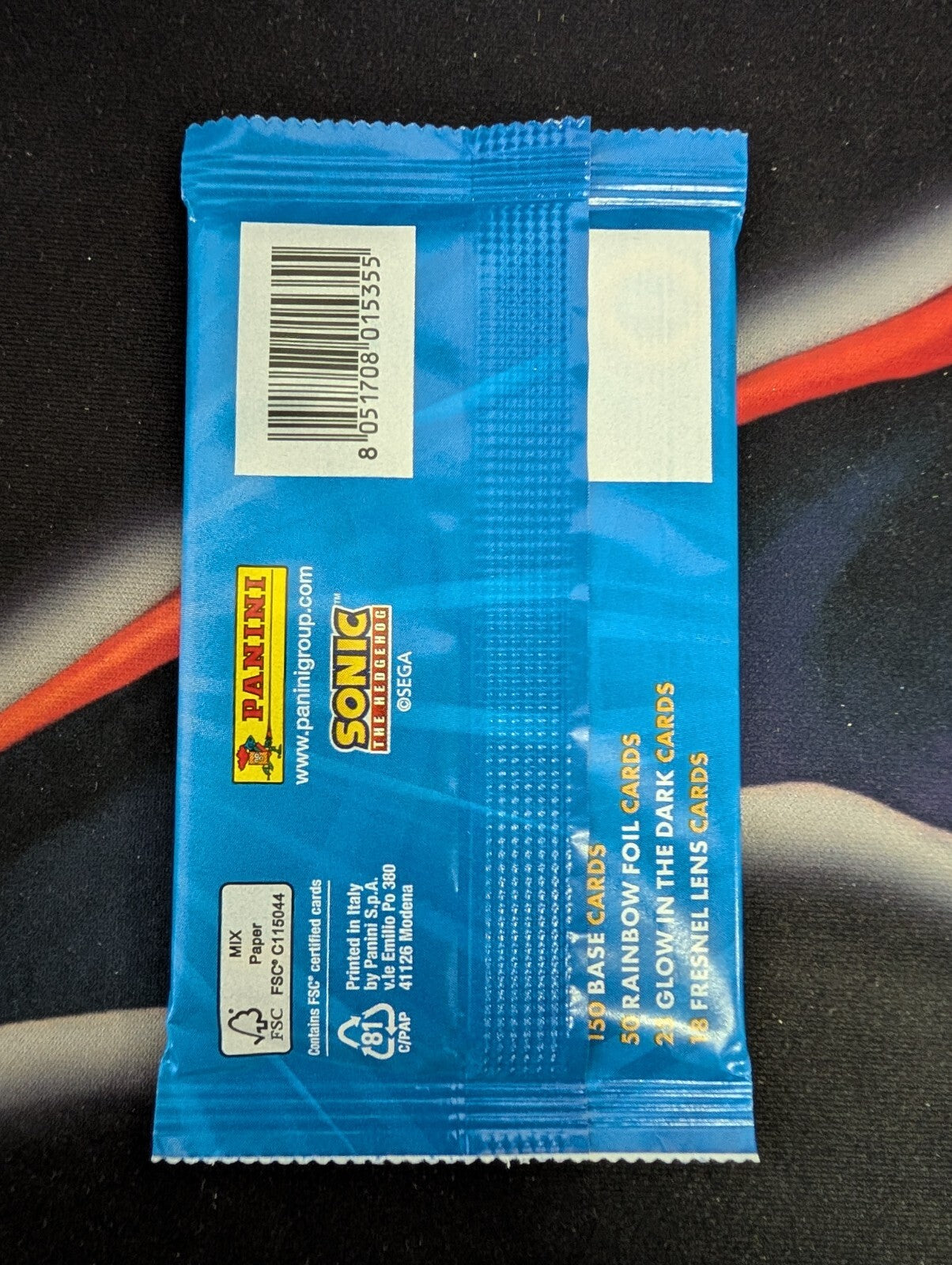 Panini Sonic The Hedgehog Trading Card ONE Booster Pack Random Art NEW SEALED