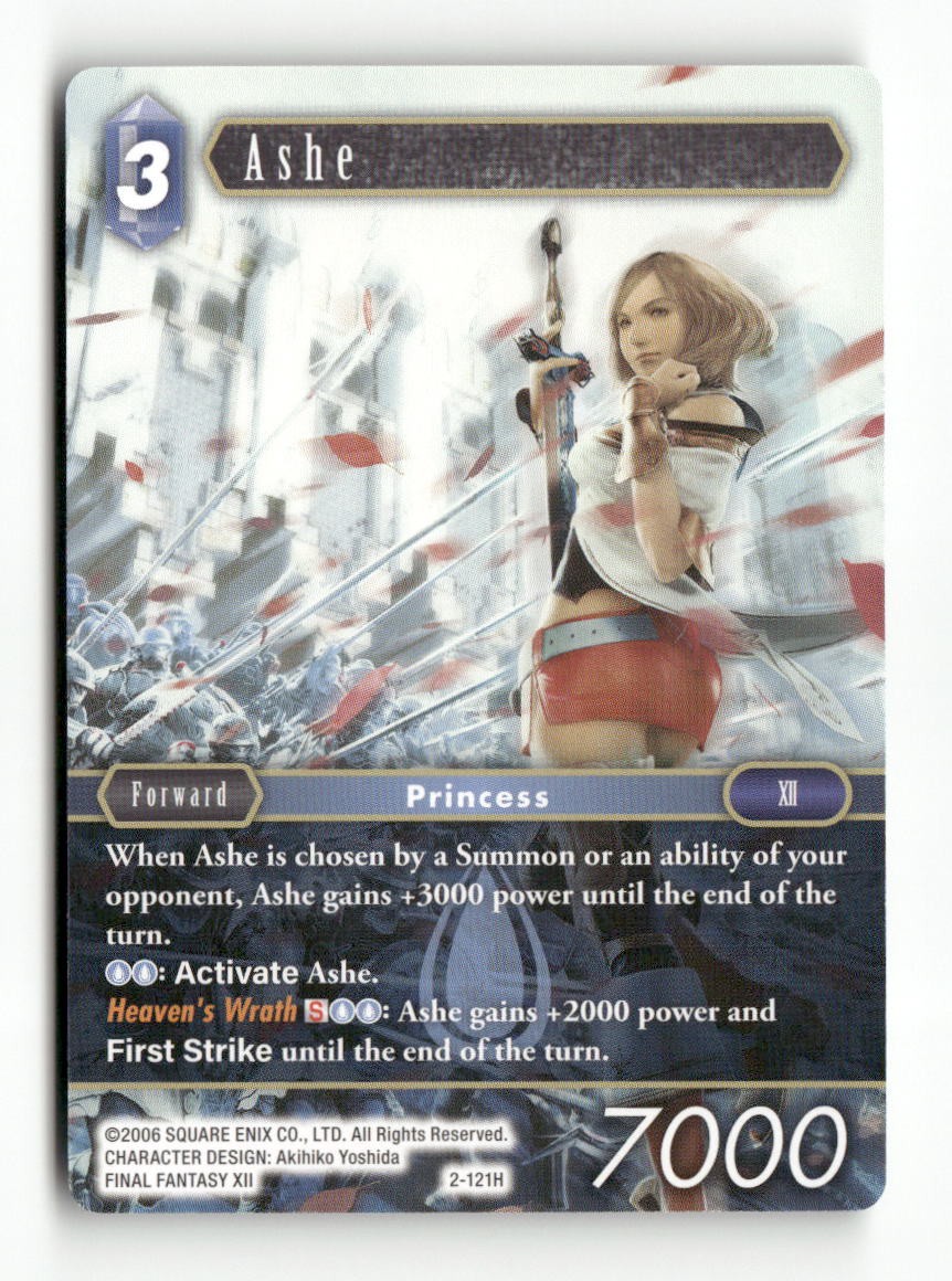 Ashe 2-121H Hero Opus II Final Fantasy Near Mint