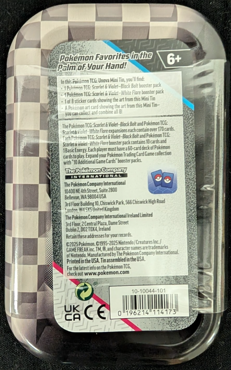 Pokemon Unova Mini Tin Garbodor & Amoonguss SEALED Black Bolt White Flare