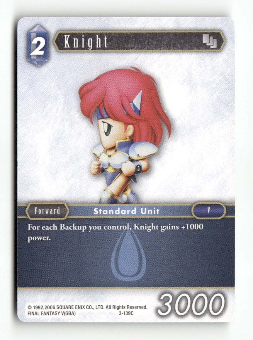 Knight 3-139C Common Opus III Final Fantasy Near Mint