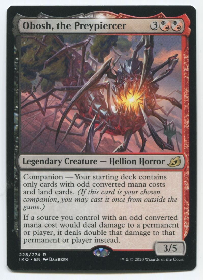 MTG Magic IKO Obosh The Preypiercer #228 Near Mint