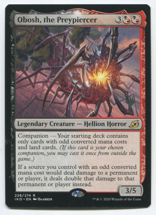 MTG Magic IKO Obosh The Preypiercer #228 Near Mint