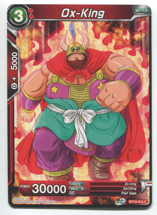 DBS Dragon Ball Super Ox King #BT10-018 C Near Mint