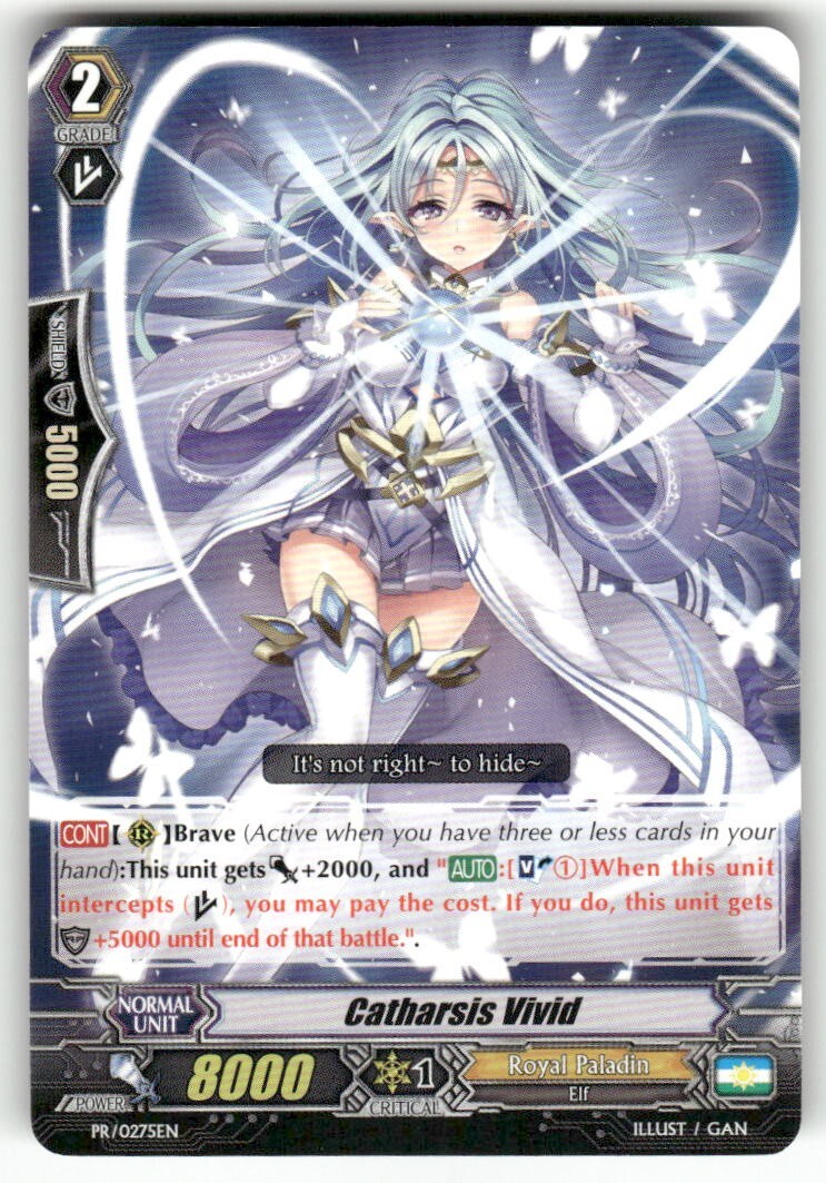 Cardfight Vanguard Catharsis Vivid #PR/0275EN PR