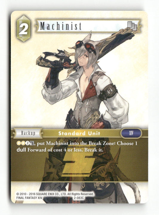 Machinist 2-083C Common Opus II Final Fantasy Near Mint