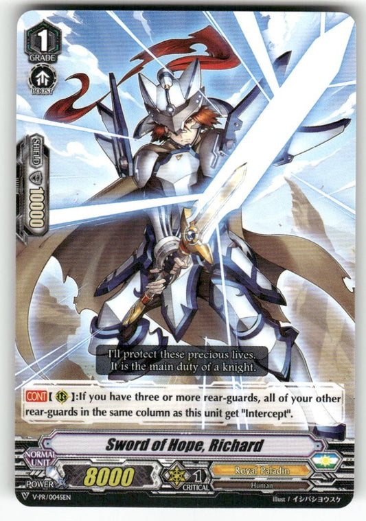 Cardfight Vanguard Sword of Hope, Richard #V-PR/0045EN PR