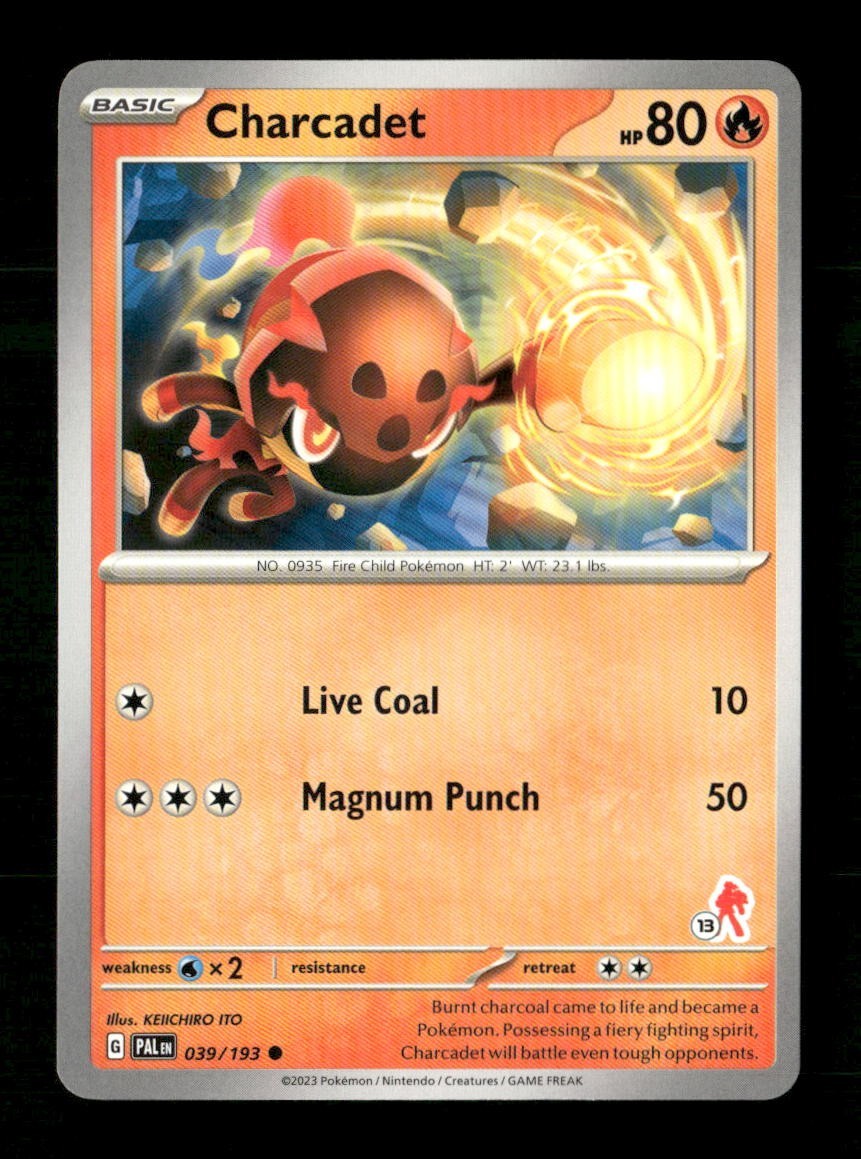 Charcadet 13 #039/193 Pokemon Battle Academy 2024