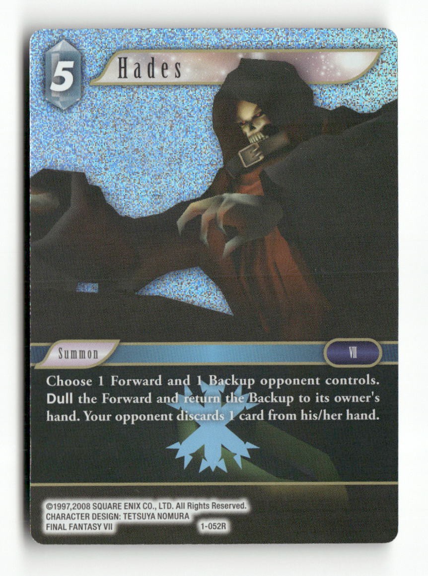 Hades 1-052R Rare Opus I Final Fantasy Foil Near Mint