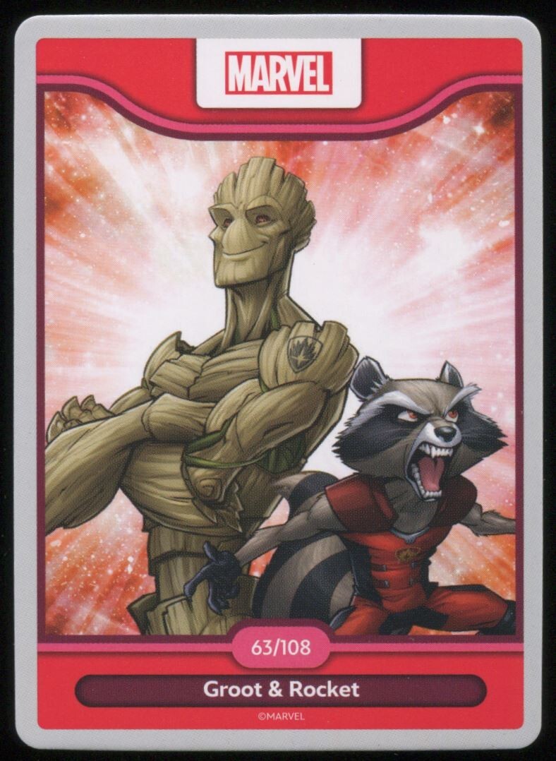 Worlds of Wonder Marvel Groot & Rocket #63 Near Mint